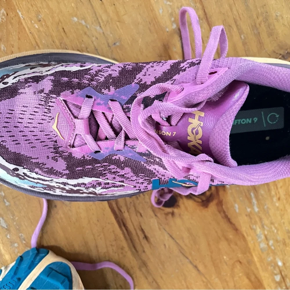 Hoka Women's Stinson Pink Running Shoes - Picture 2 of 5